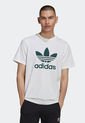 Camiseta Blanco-Verde adidas Originals Adicolor Classics Trifolio de adidas Originals