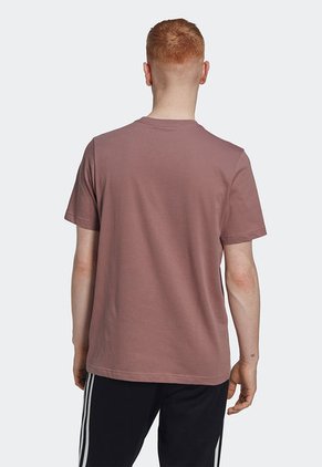 Camiseta Lila-Blanco adidas Originals Trifolio Adicolor Essentials