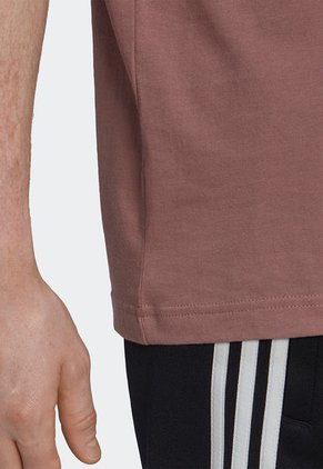 Camiseta Lila-Blanco adidas Originals Trifolio Adicolor Essentials