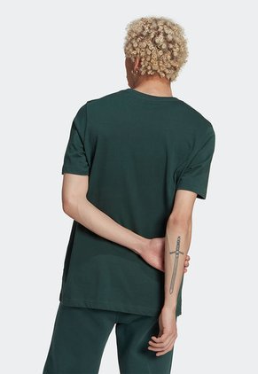 Camiseta Verde-Blanco adidas Originals Trifolio Adicolor Essentials