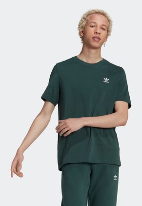 Camiseta Verde-Blanco adidas Originals Trifolio Adicolor Essentials