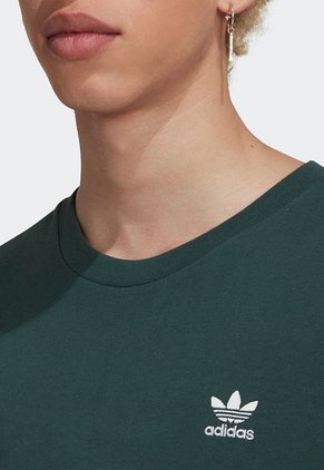 Camiseta Verde-Blanco adidas Originals Trifolio Adicolor Essentials