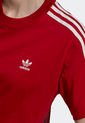 Camiseta Rojo-Blanco adidas Originals Thebe Magugu de adidas Originals