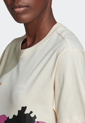 Camiseta Beige-Multicolor adidas Originals Thebe Magugu