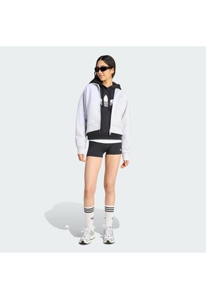 Chaquetas De Sudadera Urbano Adicolor Adultos Gris
