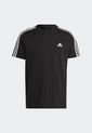 Camiseta Negro-Blanco adidas Originals Essentials 3 Rayas de adidas Originals