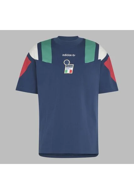 Camisetas Adidas Originals Hombre Italia Equipment - Azul