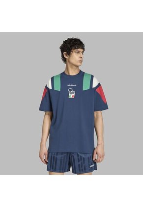 Camisetas Adidas Originals Hombre Italia Equipment - Azul