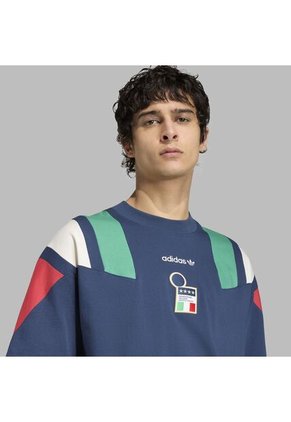 Camisetas Adidas Originals Hombre Italia Equipment - Azul