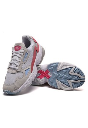 Tenis Gris-Rosa-Azul adidas Originals Falcon W