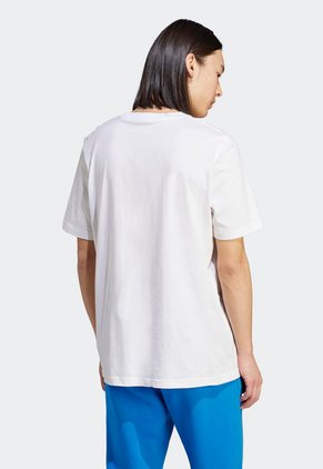 Camiseta Blanco-Negro adidas Originals Essentials Trifolio