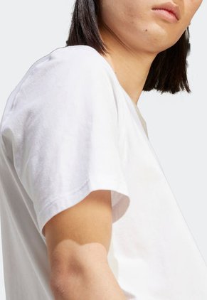 Camiseta Blanco-Negro adidas Originals Essentials Trifolio