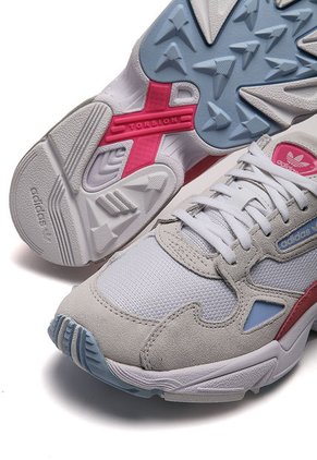 Tenis Gris-Rosa-Azul adidas Originals Falcon W