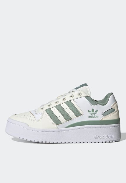 Tenis Lifestyle Blanco-Marfil-Verde adidas Originals Forum Bold