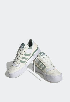 Tenis Lifestyle Blanco-Marfil-Verde adidas Originals Forum Bold