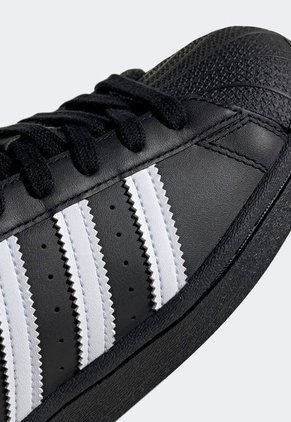 Tenis Lifestyle Negro-Blanco adidas Kids Superstar