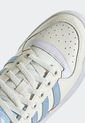 Tenis Lifestyle Blanco-Marfil-Celeste adidas Originals Forum Bold de adidas Originals