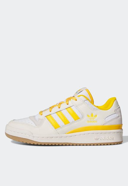 Tenis Lifestyle Marfil-Amarillo-Café adidas Originals Forum Low CL