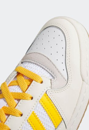 Tenis Lifestyle Marfil-Amarillo-Café adidas Originals Forum Low CL