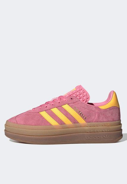 Tenis Lifestyle Rosa-Marrón-Naranja adidas Originals Gazelle Bold