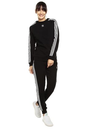Buzo Negro adidas Originals Trf Crew Sweat