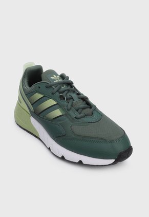 Tenis Lifestyle Verde-Blanco-Negro adidas Originals ZX 1K Boost 2.0