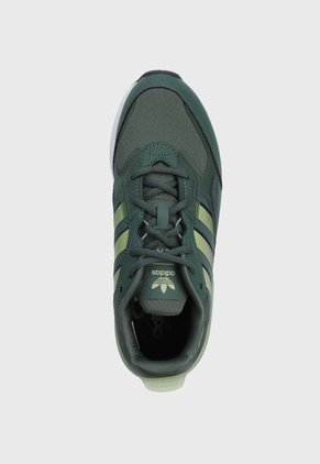 Tenis Lifestyle Verde-Blanco-Negro adidas Originals ZX 1K Boost 2.0