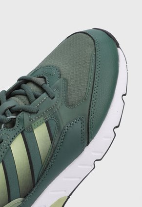 Tenis Lifestyle Verde-Blanco-Negro adidas Originals ZX 1K Boost 2.0