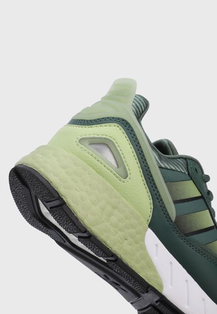 Adidas Sneaker 1k Boost Adidas Zx 1 C Tenis Lifestyle Verde-Blanco