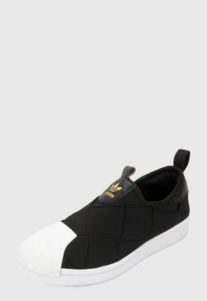 Tenis Lifestyle Negro-Blanco adidas Originals Superstar Slip On W