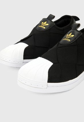 Tenis Lifestyle Negro-Blanco adidas Originals Superstar Slip On W