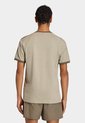 Camiseta adidas Originals Ringer 3 Rayas Beige de adidas Originals
