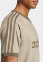 Camiseta adidas Originals Ringer 3 Rayas Beige de adidas Originals