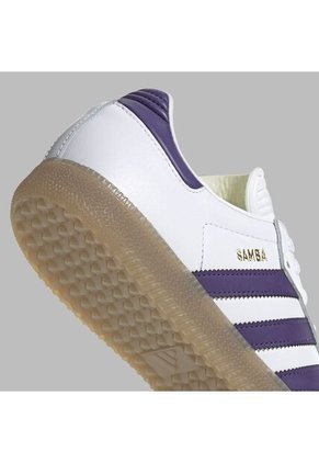 Tenis Adidas Hombre Samba Messi IN - Blanco-Purpura