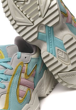 Tenis Lifestyle Blanco-Azul-Amarillo-Rosa adidas Originals Yung-96 Chasm