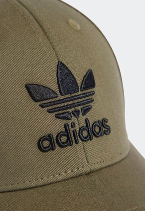 Gorra Verde Oliva-Negro adidas Originals Trifolio Baseball