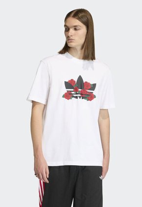 Camiseta adidas Originals Serie Trifolio Roses Blanco