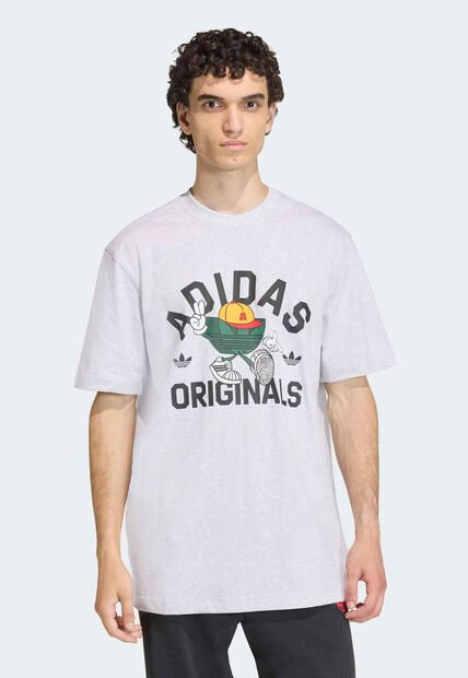 Camiseta adidas Originals Series Character Gris Claro