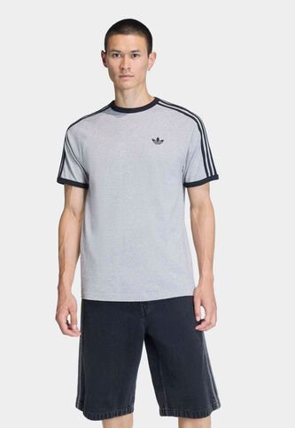 Camiseta adidas Originals 3 Rayas Gris adidas Originals