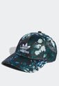 Gorra Negro-Verde-Azul adidas Originals Flower Allover Print de adidas Originals