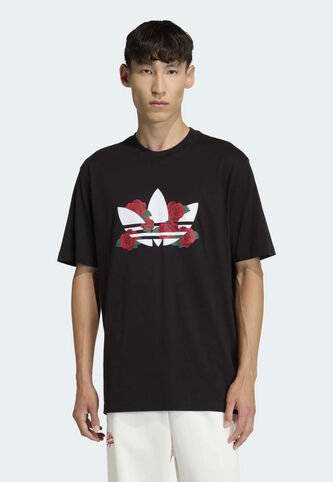 Camiseta adidas Originals Serie Trifolio Roses Negro adidas Originals
