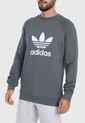 Buzo Gris-Blanco  adidas Originals Triofilo Warm Up Crew de adidas Originals