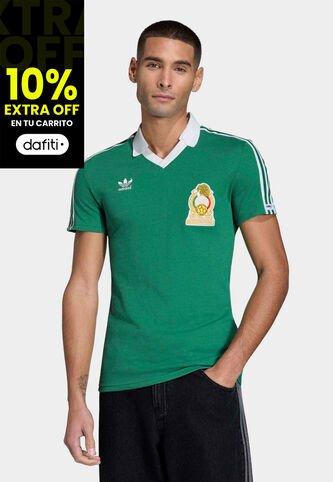 Camiseta adidas Originals Local Selección Nacional de México 1986 Verde adidas Originals