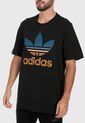 Camiseta Negro-Multicolor adidas Originals Trifolio Ombré de adidas Originals