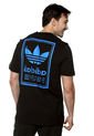 Camiseta Negro-Azul adidas Originals Vintage tee de adidas Originals
