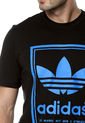 Camiseta Negro-Azul adidas Originals Vintage tee de adidas Originals