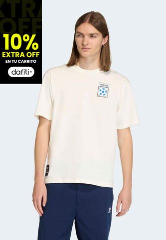 Camiseta adidas Originals Archive Country Flag Marfil adidas Originals