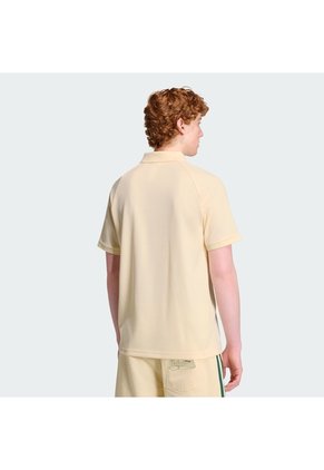 Camiseta Amarillo Adidas Polo Chest Stripes Amarillo
