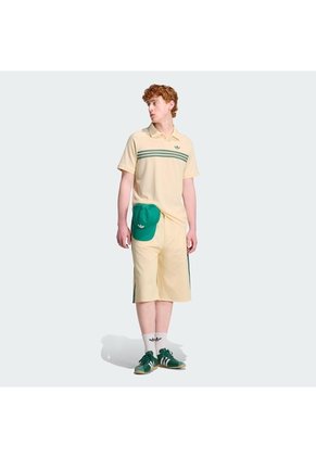 Camiseta Amarillo Adidas Polo Chest Stripes Amarillo
