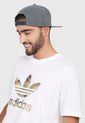 Camiseta Blanco-Beige-Café adidas Originals Trifolio Camo de adidas Originals